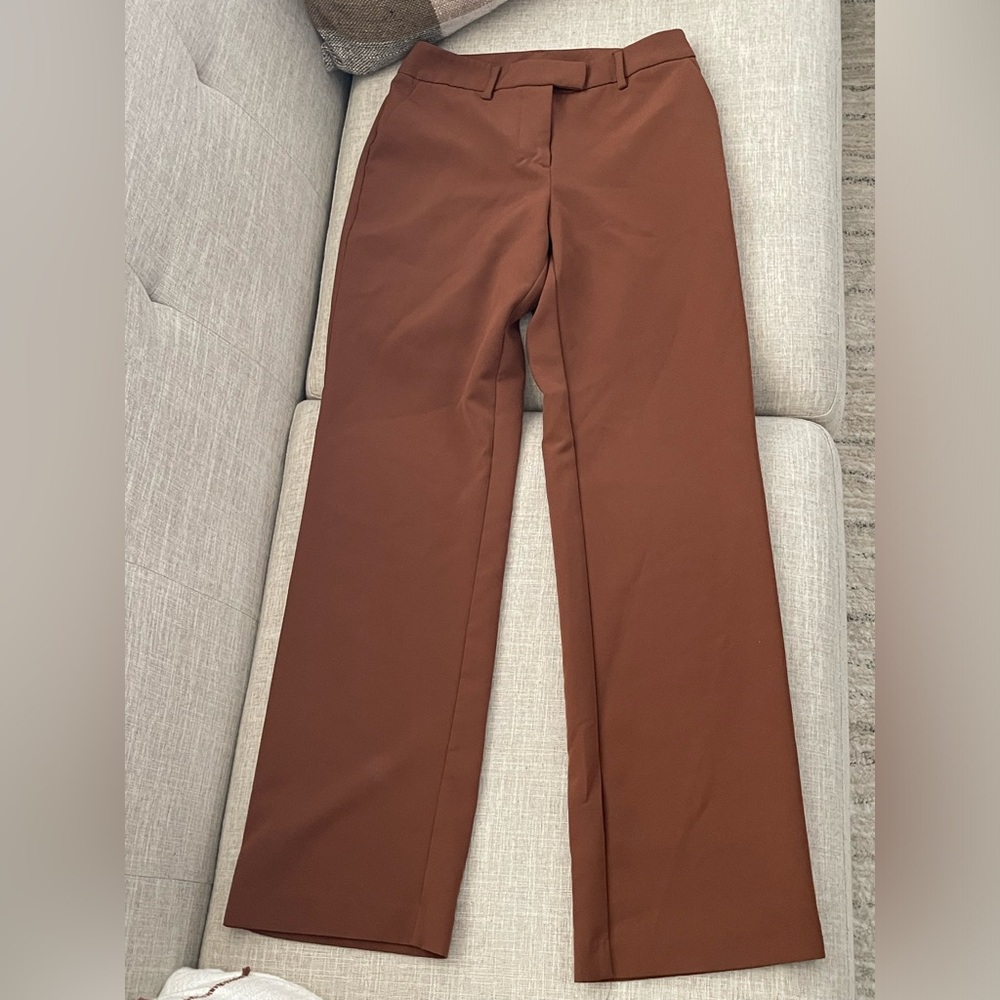 Brown Wide-Leg Trousers